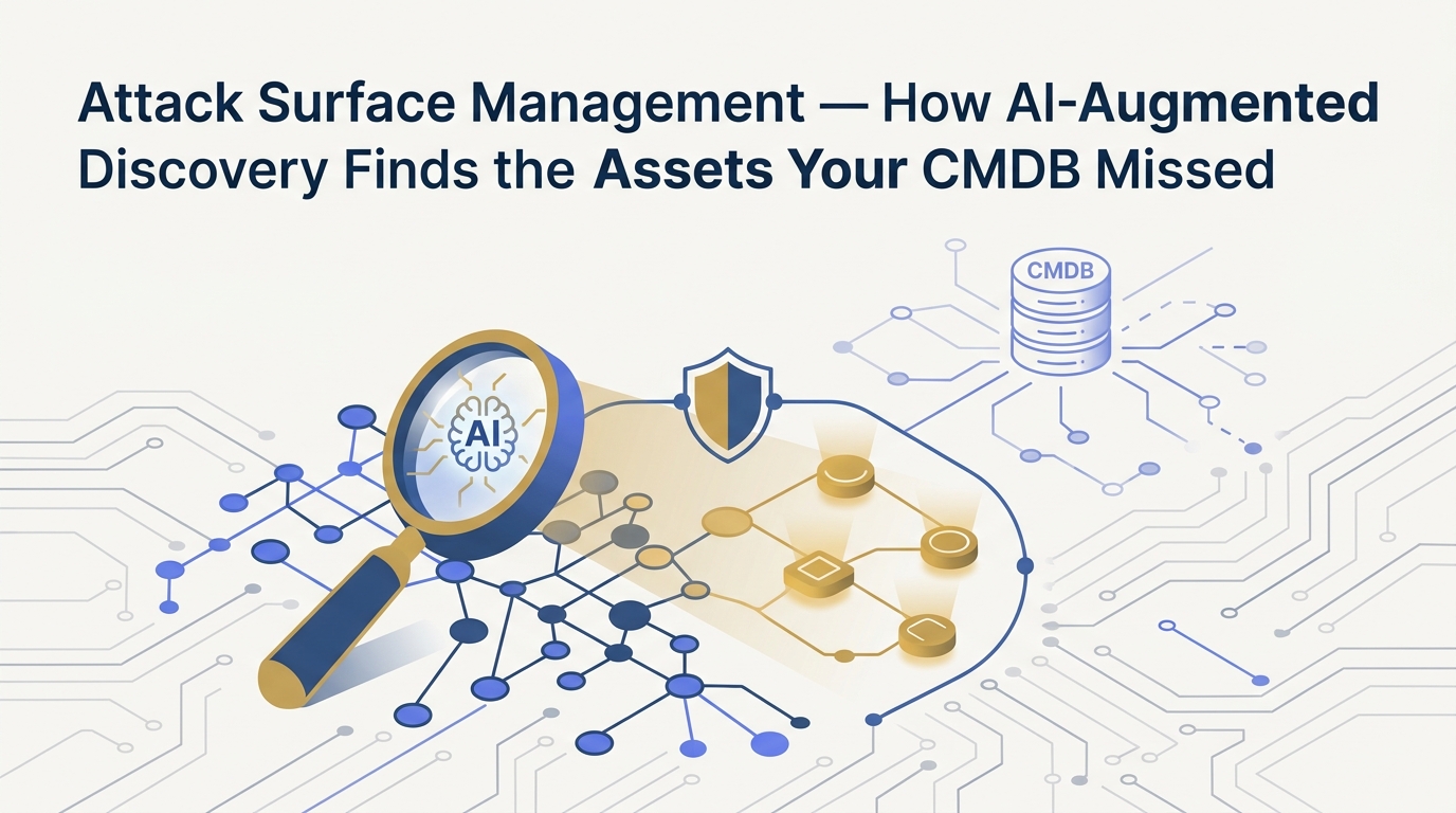 Attack Surface Management — How AI-Augmented Discovery Finds the Assets Your CMDB Missed